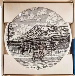 Gustavsberg Plate von 1985, Wandteller - Bild 1