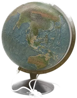 Vintage-Reliefglobus Ø 30 cm 1960er Jahre - Bild 2