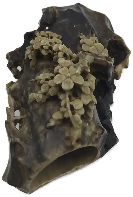Geschnitzte Deko Vase Speckstein – Bild 4