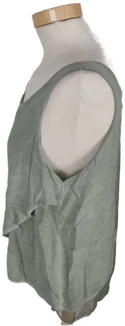 Top mit Rundhalsausschnitt, grün, Größe 36 (geschätzt) - Bild 3