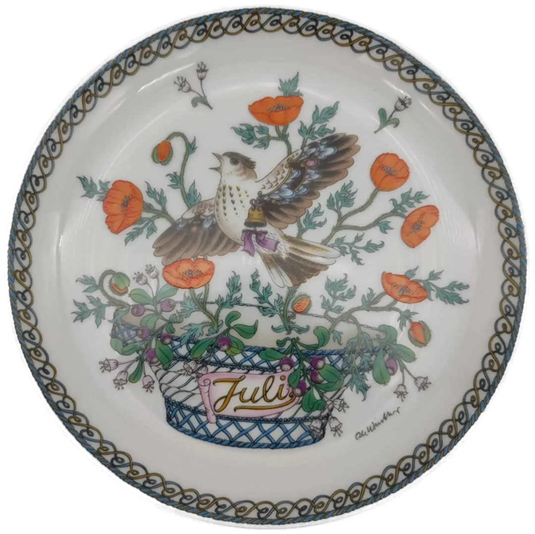 Hutschenreuther - Original Monatssammelteller 12 Stück - Design "Ole Winther" – Bild 6
