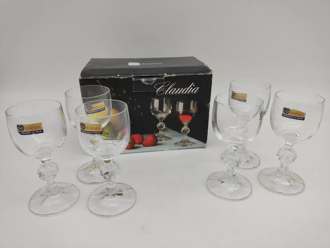 Bohemia Claudia Likörgläser mit Stiel aus Kristall - Bild 4