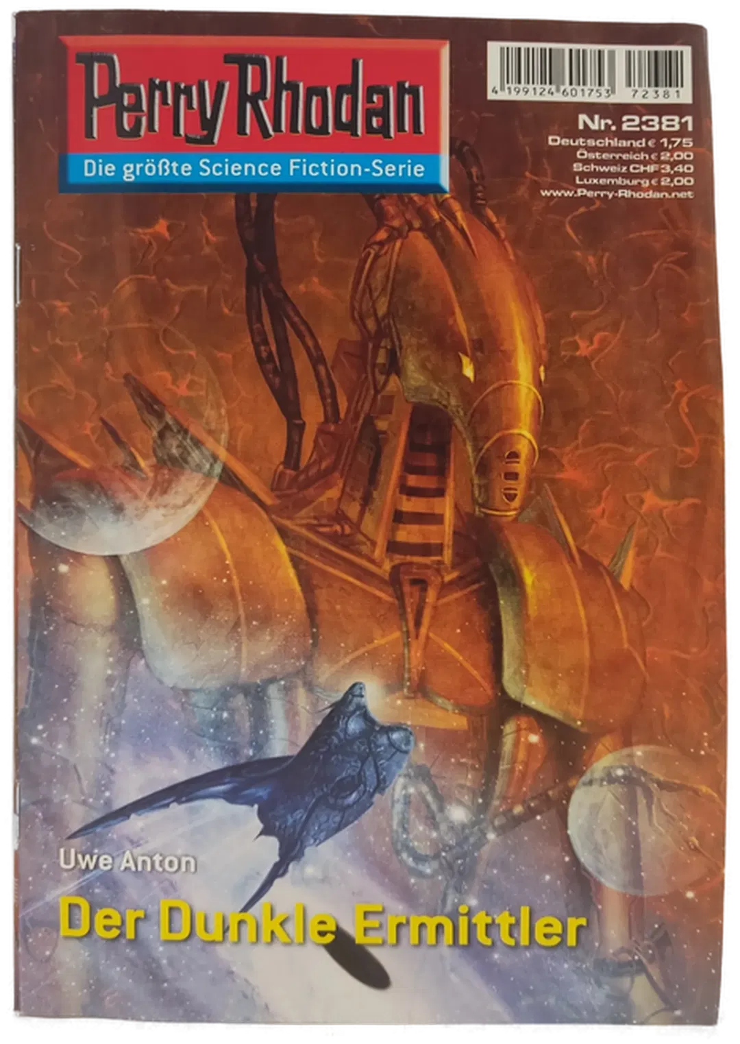 Romanheft Perry Rhodan Der Dunkle Ermittler Erstauflage Nr.2381 - Bild 1