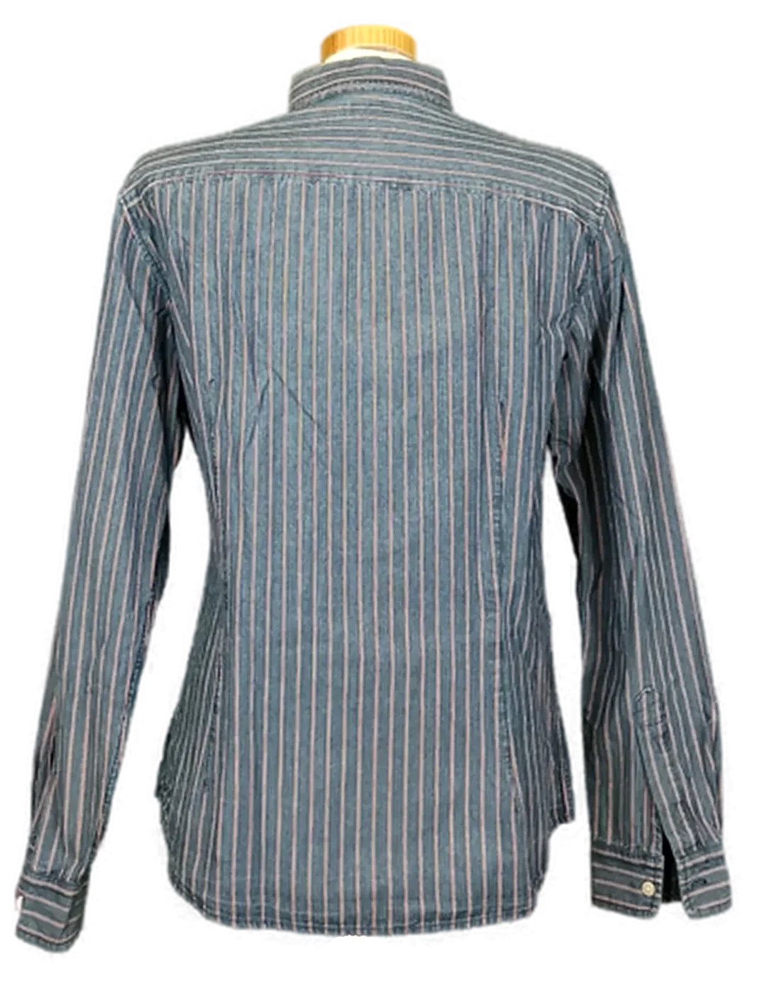 Armani Jeans Herren Hemd gestreift blau Gr. XXL – Bild 2