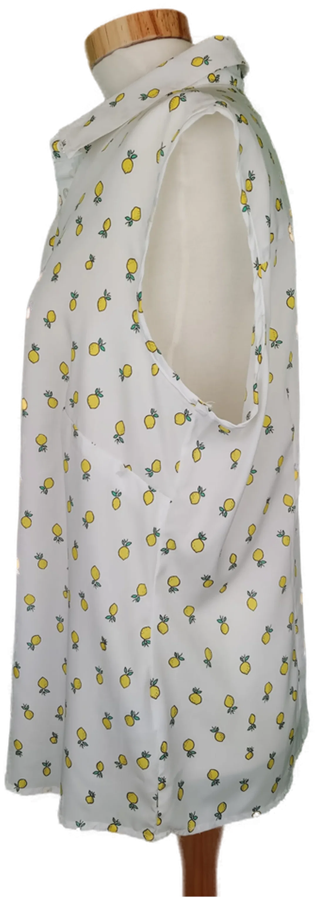 Aproductz Damen Top weiß gemustert mit Zitronen - L/44 – Bild 3