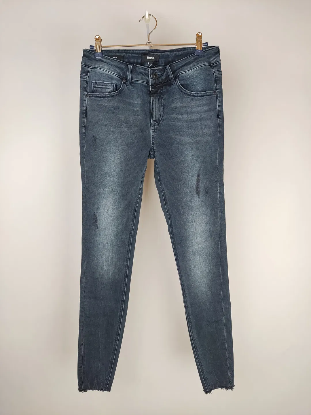 tigha Damen Stretchjeans blau - 28 - Bild 4