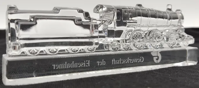 Glasstudio Waldglashütte Glaslokomotive – Bild 4
