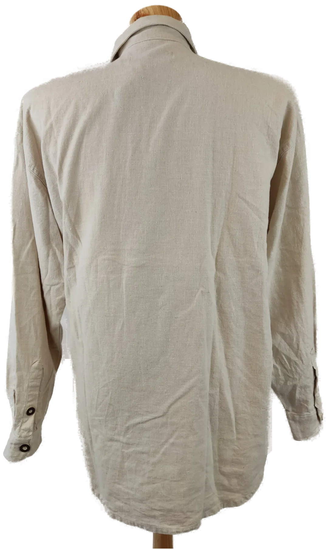 Isar-Trachten Herrenhemd beige - Gr. XXL – Bild 3