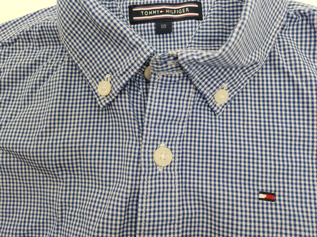 Tommy Hilfiger Kinder Hemd kariert Gr. 110 – Bild 3