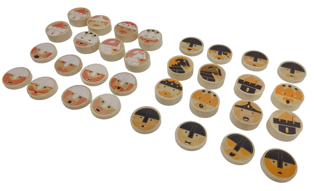 Schachfiguren aus Holz - Bild 1