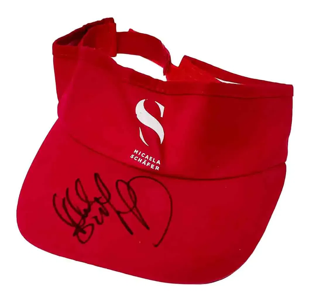 Micaela Schäfer Signiertes Sonnenvisier – mit Original Autogramm - Bild 1