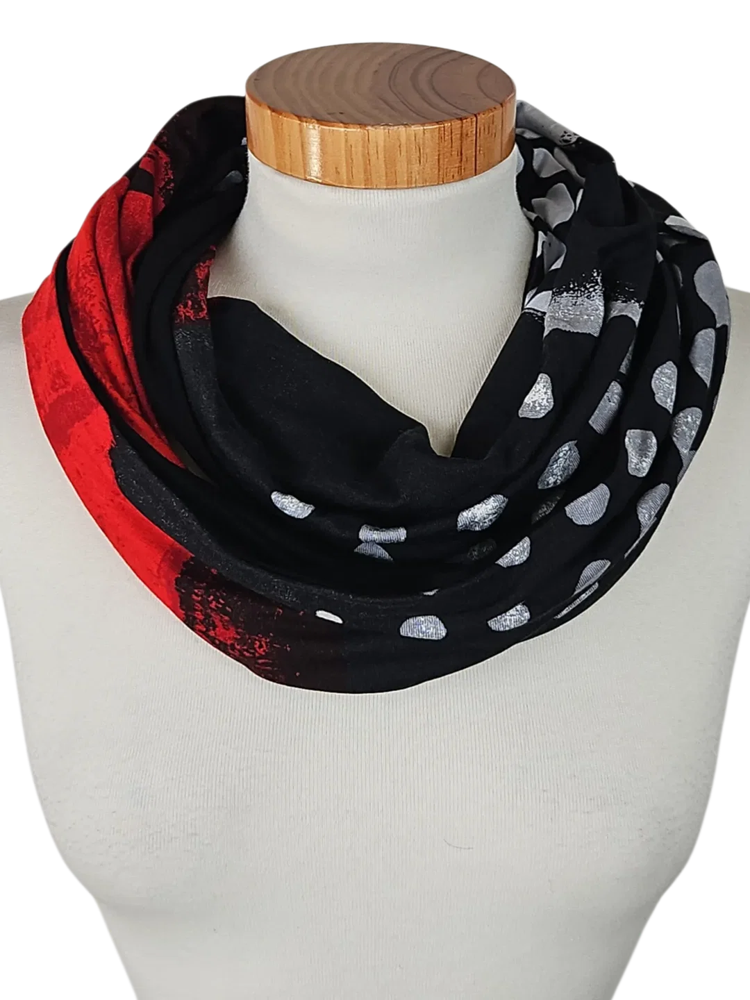  CREATION - Strick Loop / Schal Damen - schwarz/multicolor - Bild 4