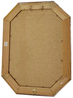 Wandspiegel 8-Eckig Echtholz Wurzelholzmaserung | Wurzelholz-Unikat - Bild 3