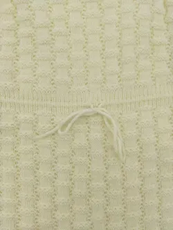 Vintage Hagrose - Baby Strampler, gestrickt, pastellgelb - Bild 4
