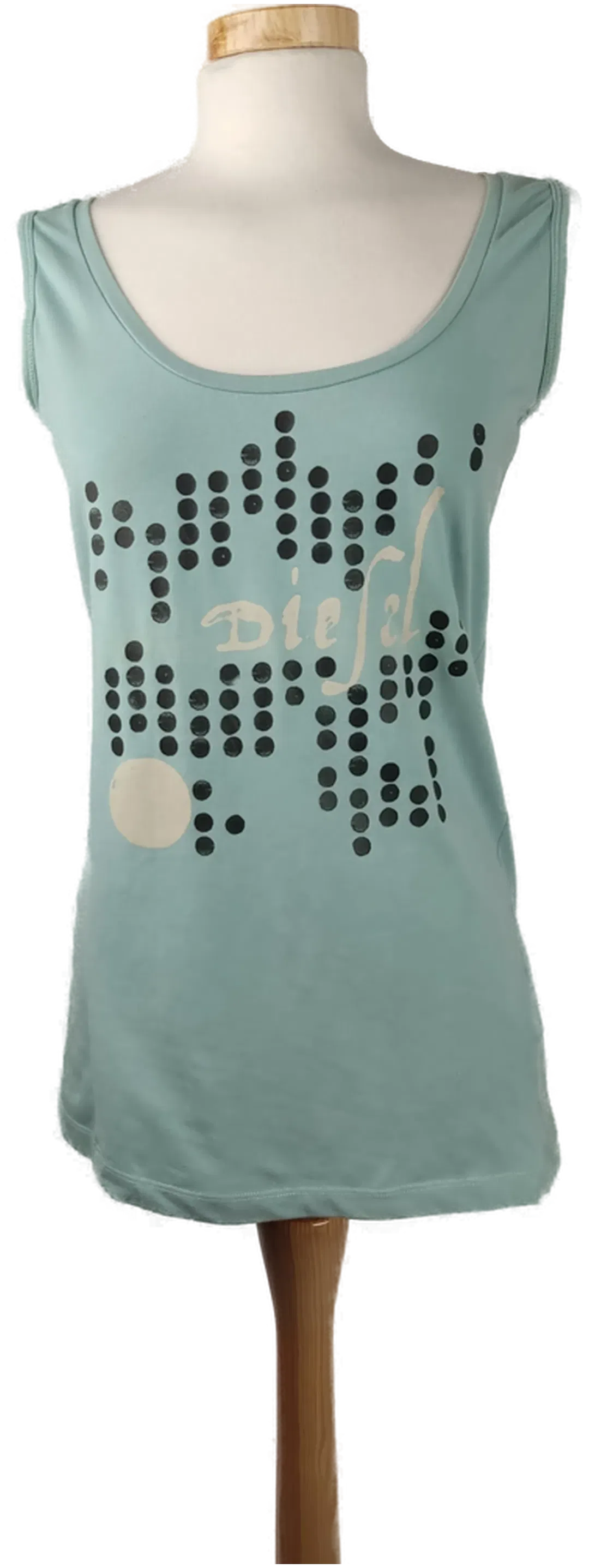 Diesel Shirt türkis  bedruckt - S/36 - Bild 4
