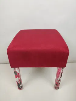 Marmorierte Polsterhocker - Bild 3