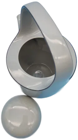 Rosenthal Teekanne grau Höhe ca. 22 cm - Bild 3