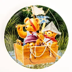 5 Stück Wand/Sammelteller „Teddy und seine Freunde“  – Vorschau 3