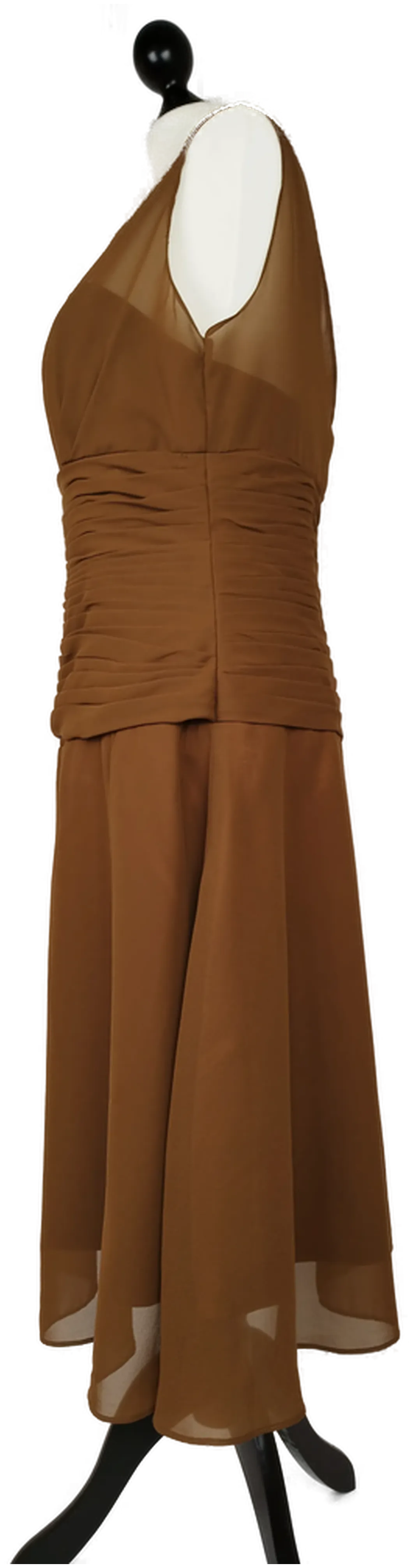 Elegantes Kleid - wattiertes Bustier integriert, schmeichelnde Raffung – Bild 3