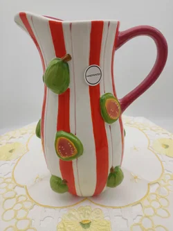 Keramikkrug Flying Tiger, Guavenprägung, 1,2 L | Fruchtiges Design – Vorschau 2