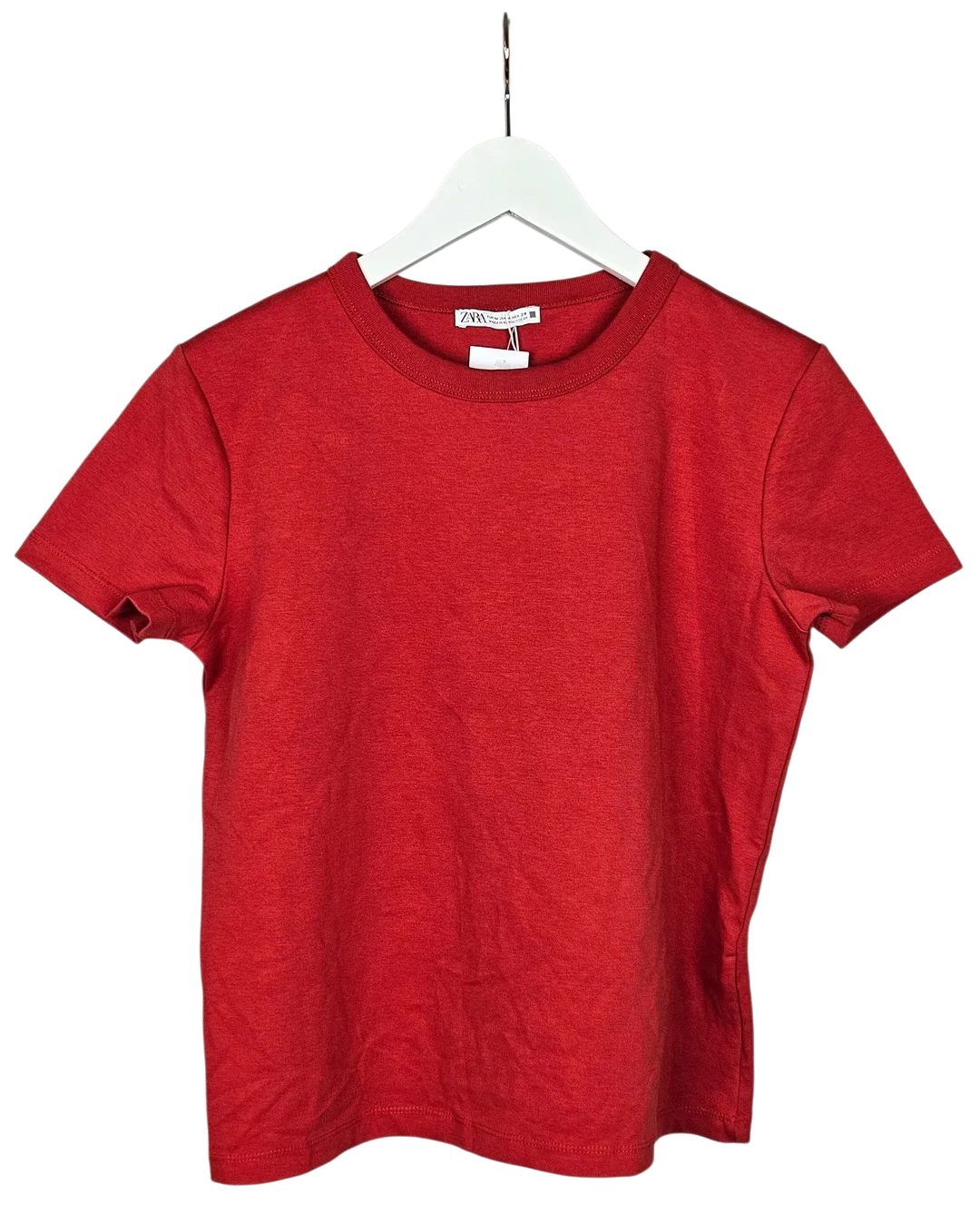 ZARA Damen T-Shirt, rot - Gr. M  - Bild 4