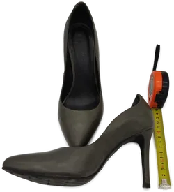 Tube High Heels Pumps Leder - Gr. 39 - Bild 4