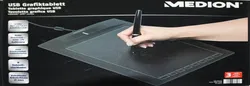 Medion USB Grafiktablett mit Stift – Arbeitsbereich ca. 30,7 cm - Bild 3