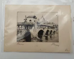 Original Druck Stadtansicht 