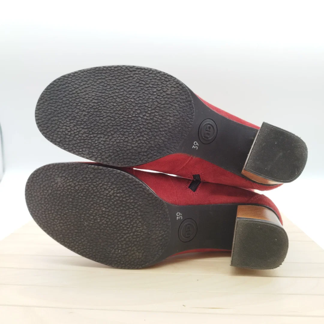 Deerberg Damen Schnürstiefelletten – rot – Größe 39 – Bild 6
