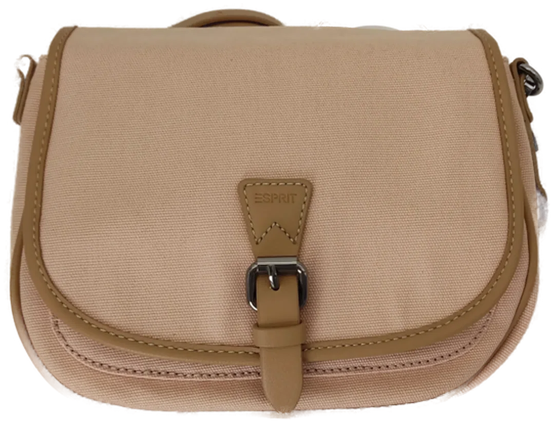 Esprit Saddle Bag aus Canvas, Handtasche in hellrosa – Bild 3