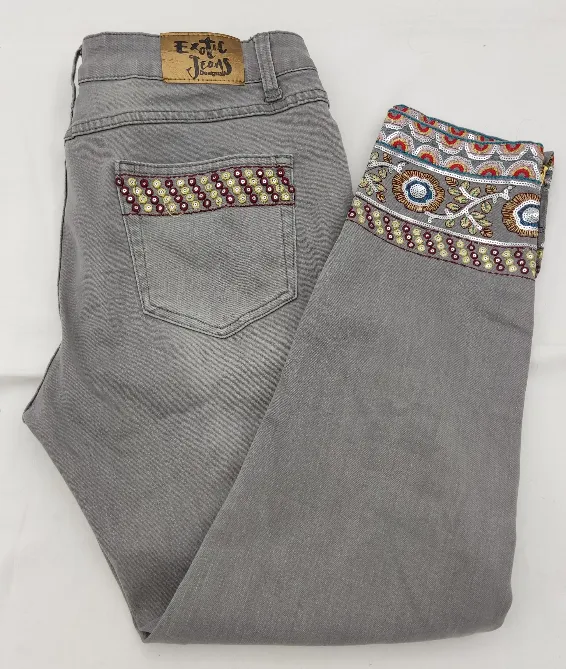 Desigual - Damen 7/8 Jeanshose Gr. 34 – Bild 5