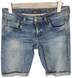 ONLY Damen Stretch Jeans Shorts in Blaumeliert, Größe W30L/34 - Bild 1