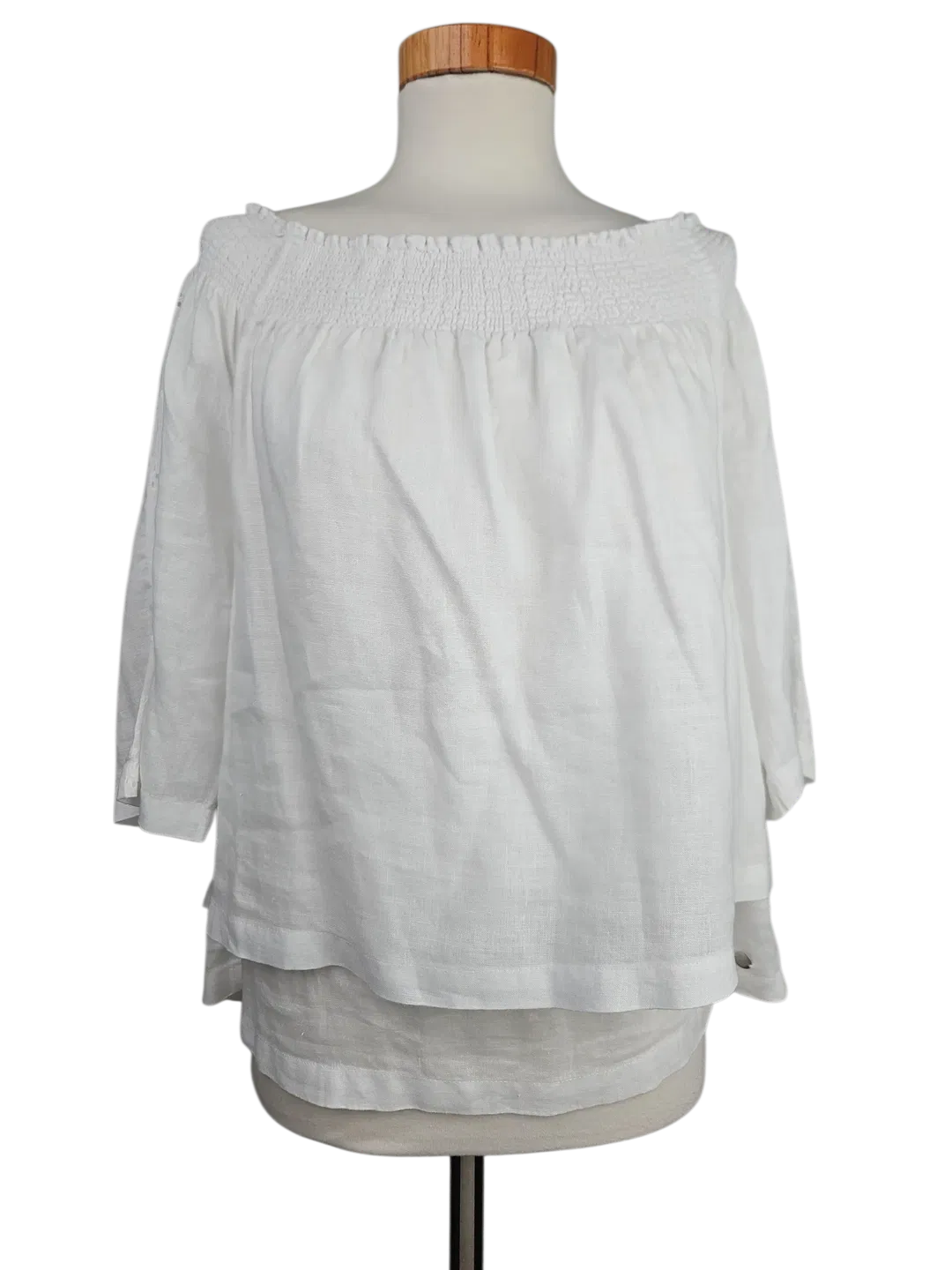 s.Oliver Damen Bluse, weiß - Gr. L  - Bild 1