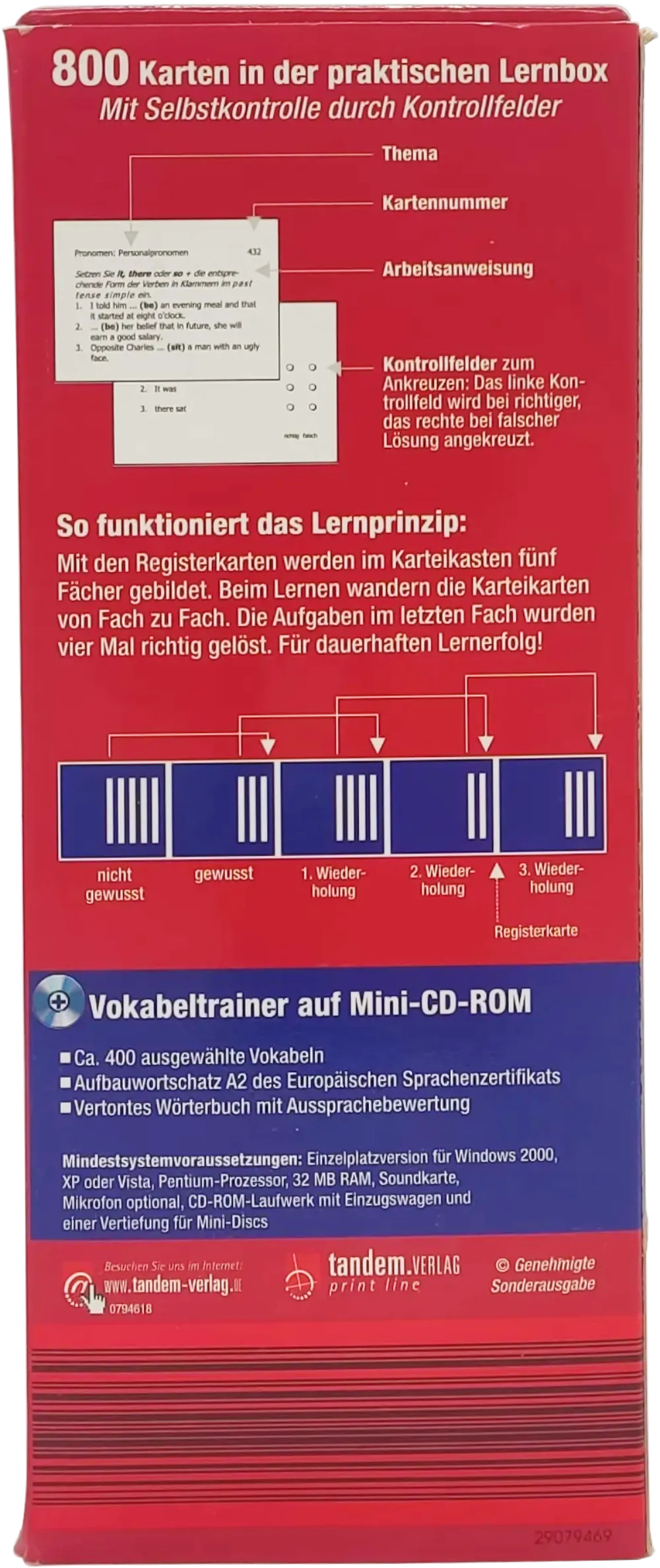 SCHÜLERHILFE Englisch Karteikarten für Fortgeschrittene inkl. CD mit Vokabeltrainer – Bild 2