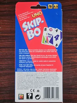 SKIP-BO - Gesellschaftsspiel - MATTEL  - Bild 2