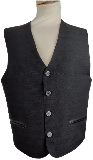 Anzughose mit Gilet "here&there",schwarz, Größe 146 – Bild 3