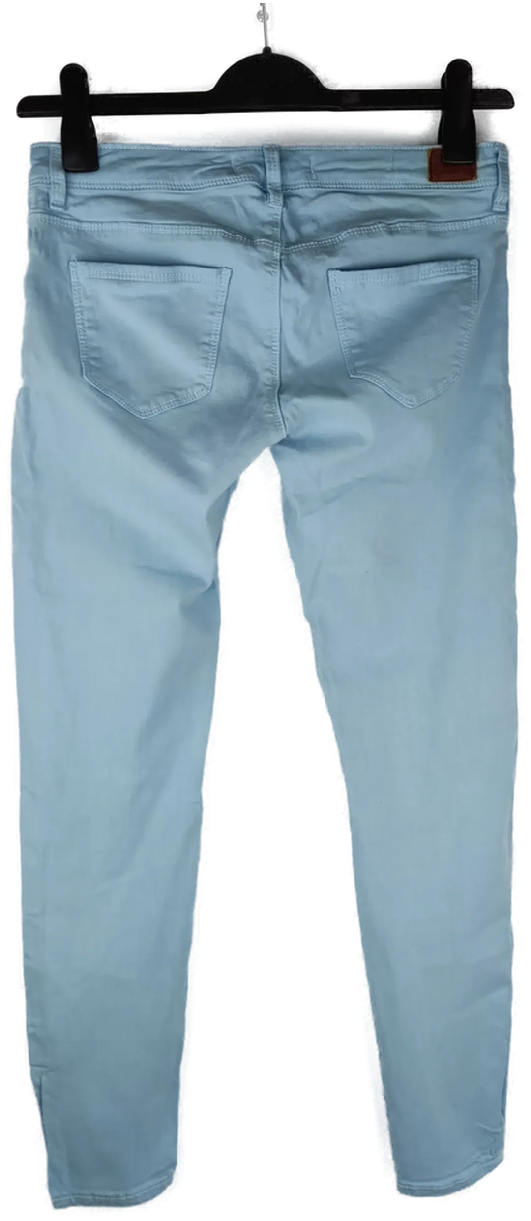 Jeans "Tally Weijl", lang mit Stretch, hellblau mit Taschen, Größe 38 – Bild 2