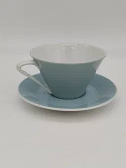 Lilienporzellan Kaffeetasse DAISY 18 - graublau - Bild 5