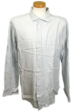 Hugo Boss Herrenhemd blau /weiß Gr. 44 – Vorschau 1