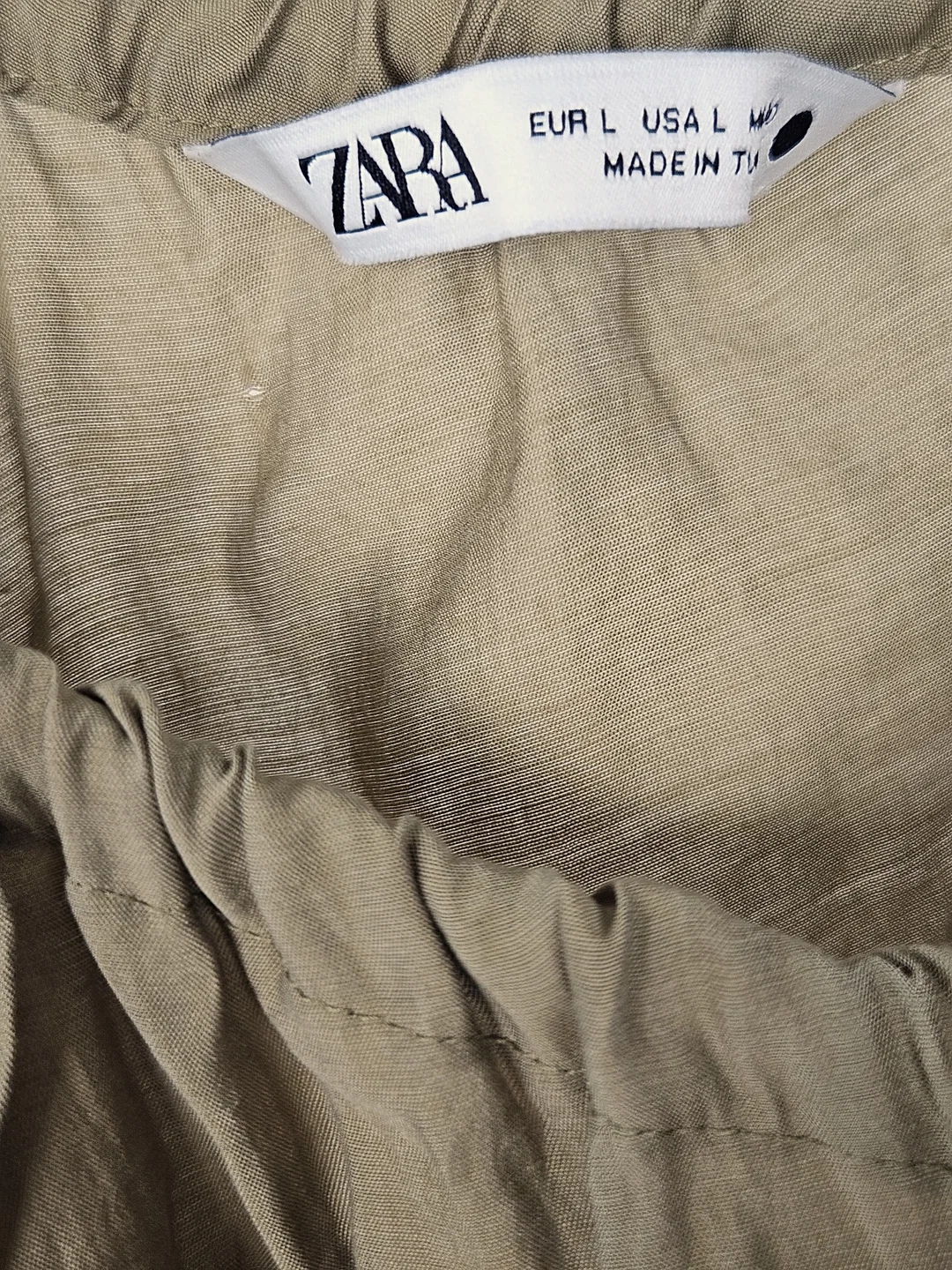 ZARA Damen Midikleid, grün - Gr. EUR L  – Bild 6