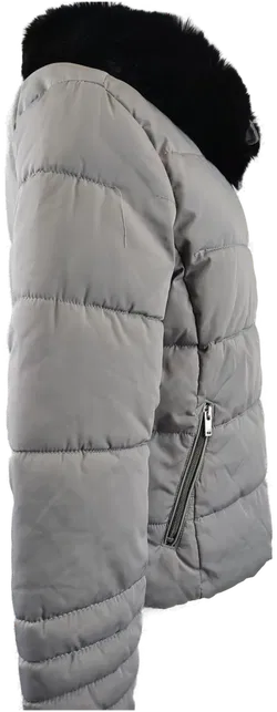 Clockhouse Damen Winterjacke mit Kunstpelzkragen - grau - M/38 - Bild 3