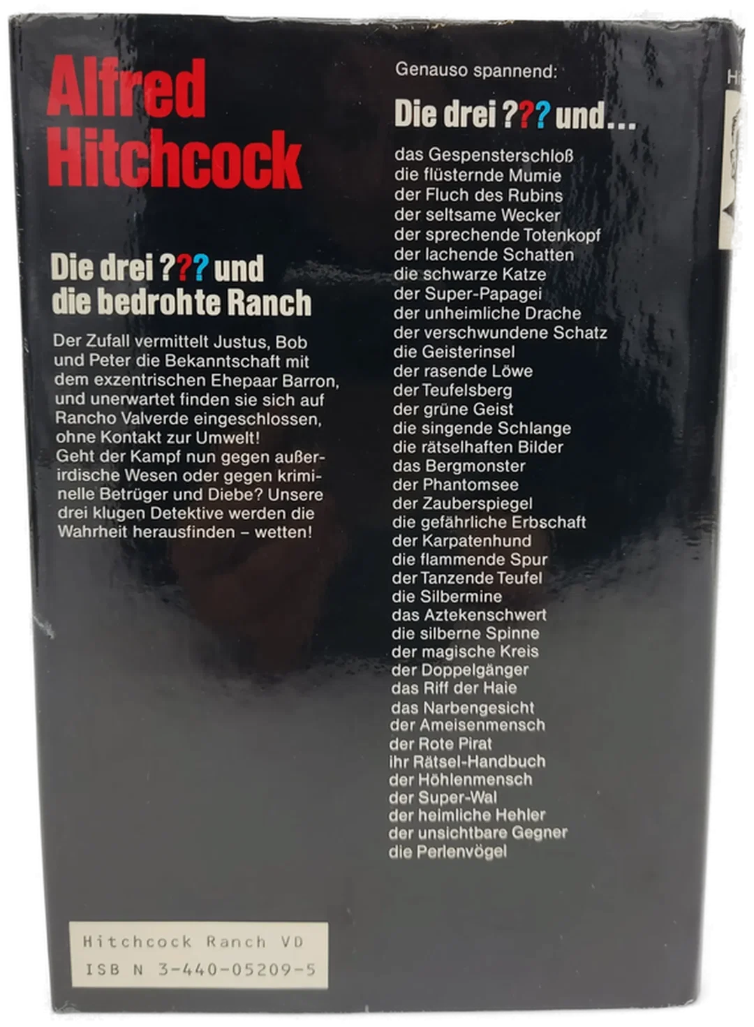 Alfred Hitchcock " Die drei ??? und die bedrohte Ranch" – Bild 2