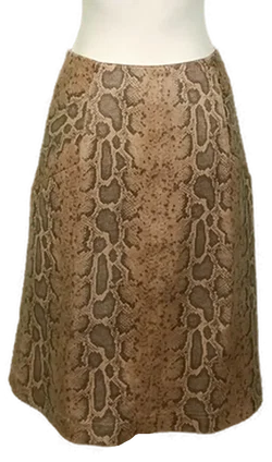 Marc Cain Midirock Schlangenprint beige Gr. M - Bild 2