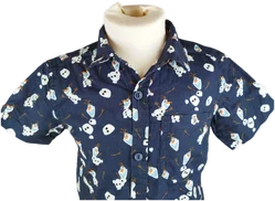 Disney Frozen Olaf Kinder-Hemd - Gr. 110 / 4-5 Jährige – Vorschau 2