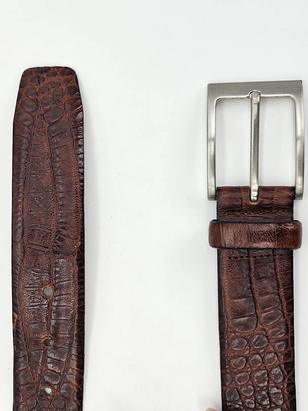 ALDO COLITTI L'UOMO CLASSICO - Echtleder Gürtel - Länge ca.117 cm – Bild 4