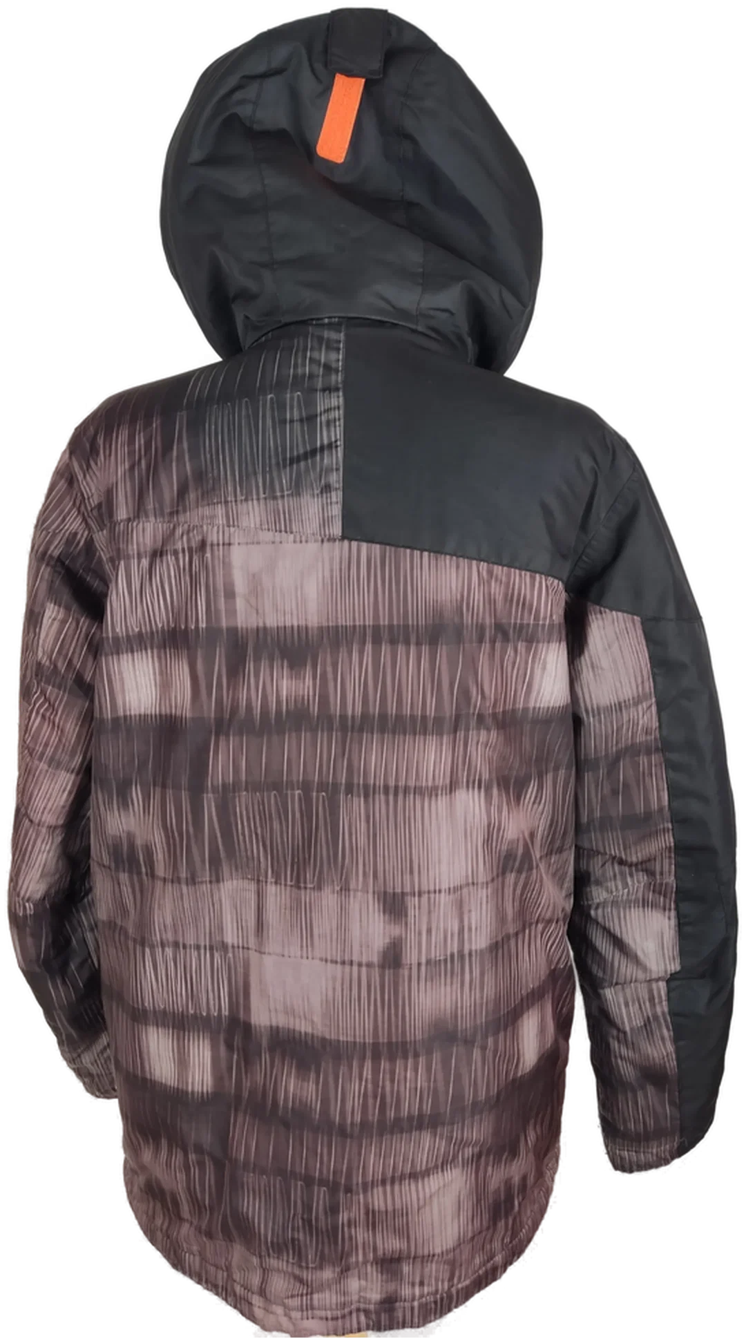 Anorak "Rodeo", mit Kapuze, schwarz/violett mit Taschen und Stickerei, Größe 158/164 – Bild 10