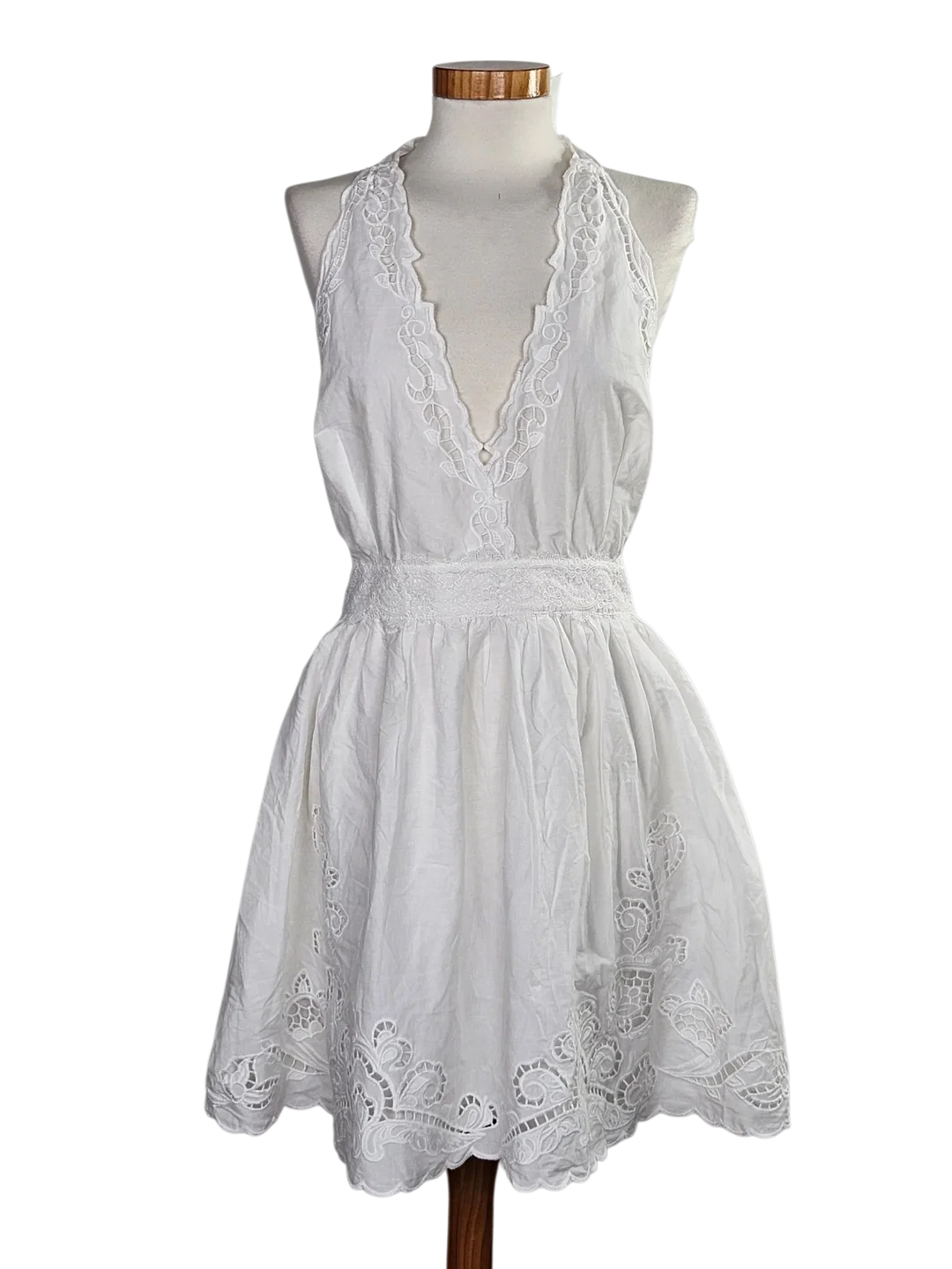 ZARA Damen Minikleid, weiß - Gr. M / 38 - Bild 1