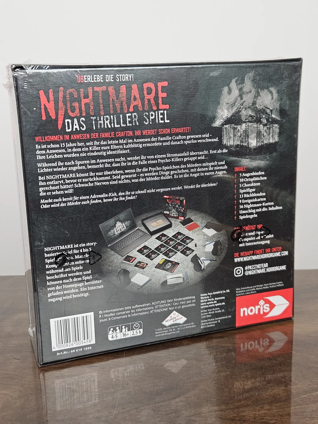 Nightmare Das Thriller Spiel - Gesellschaftsspiel - noris – Bild 2
