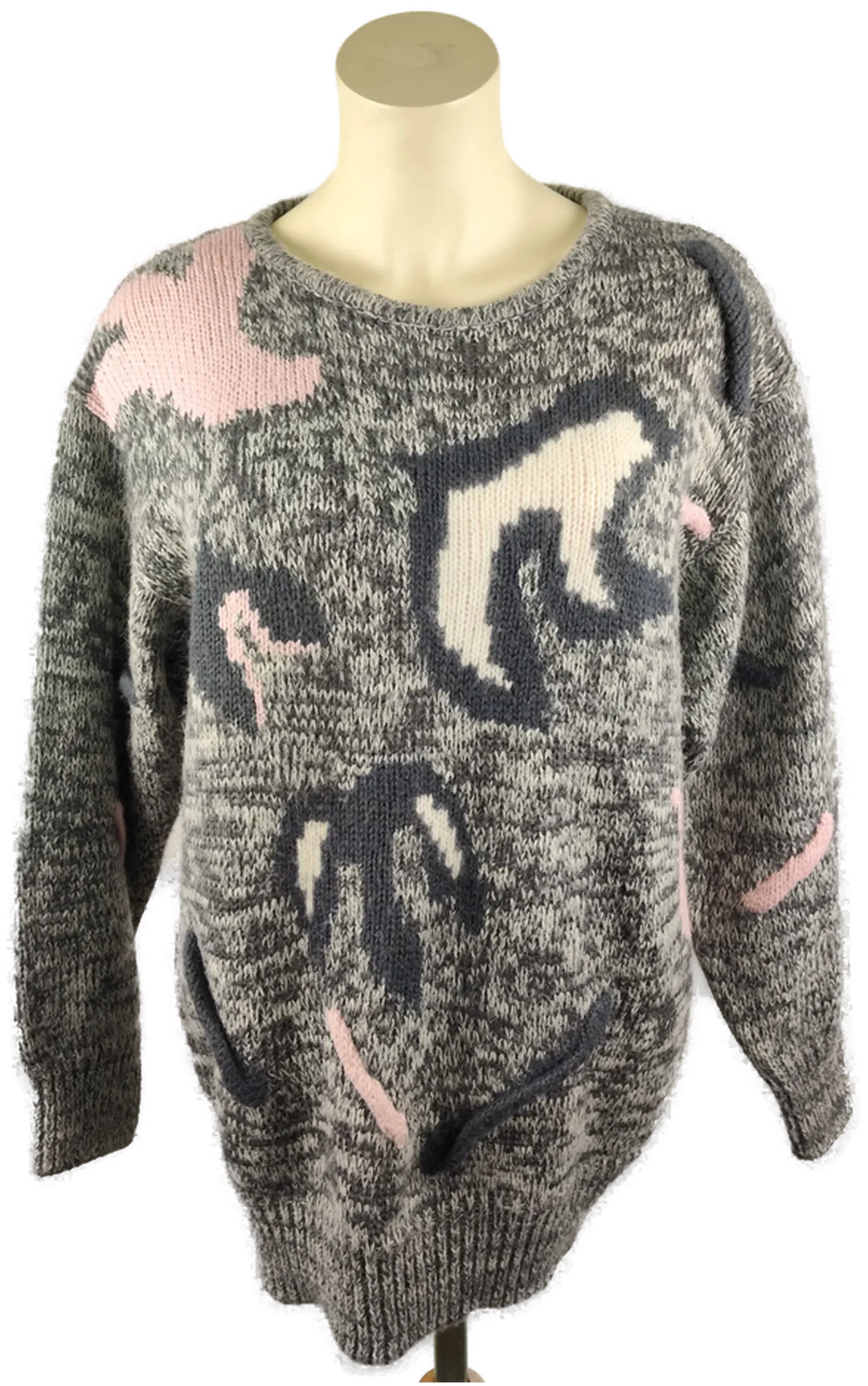 Betty Barclay Damenpullover Größe 50 | Grauer Strickcharme – Bild 1