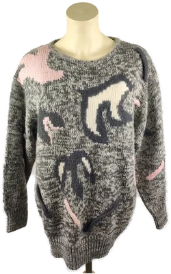 Betty Barclay Damenpullover Größe 50 | Grauer Strickcharme
